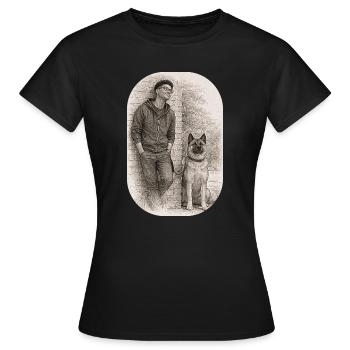 Matt & Holly - T-shirt Femme - noir - Devant - AI Model Female 172 dark (172cm)