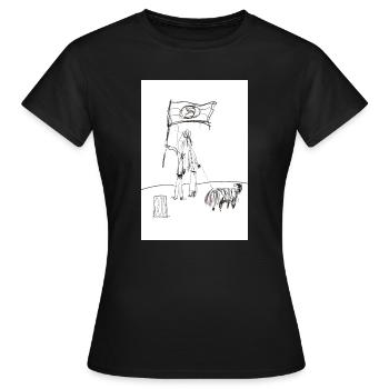 Die Schuld des Gefährten - Frauen T-Shirt - Schwarz - Vorne - AI Model Female 172 dark (172cm)