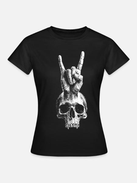 Rock hard - Frauen T-Shirt - Schwarz