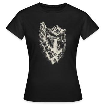 Klettern Alpinklettern Kletterer Geschenk - Frauen T-Shirt - Schwarz - Vorne - AI Model Female 172 dark (172cm)