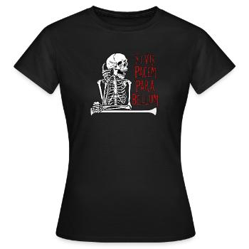 Si Vis Pacem Para Bellum - Women's T-Shirt - black - Front - AI Model Female 172 dark (172cm)