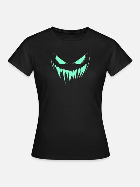 Monsteraugen für Halloween Party - Frauen T-Shirt - Schwarz