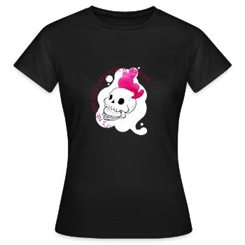 collection streetwear Burger - T-shirt Femme - noir - Devant - AI Model Female 172 dark (172cm)