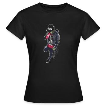 Cooles Zombie Swag Geschenk - Frauen T-Shirt - Schwarz - Vorne - AI Model Female 172 dark (172cm)