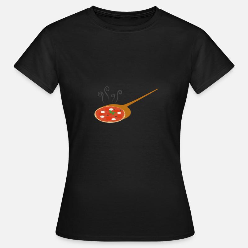 hot pizza - Women's T-Shirt - black