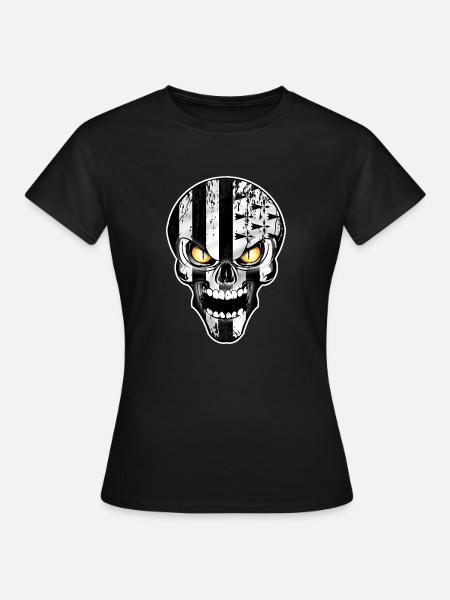 breizh skull 02 - T-shirt Femme - noir