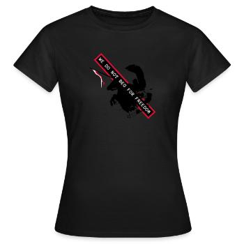 NOVEMBER 11TH WE DO NOT BEG FOR FREEDOM - Women's T-Shirt - black - Front - AI Model Female 172 dark (172cm)