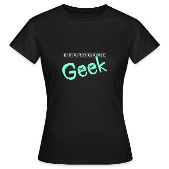 Jeu de société Geek - T-shirt Femme - noir - Devant - AI Model Female 172 dark (172cm)