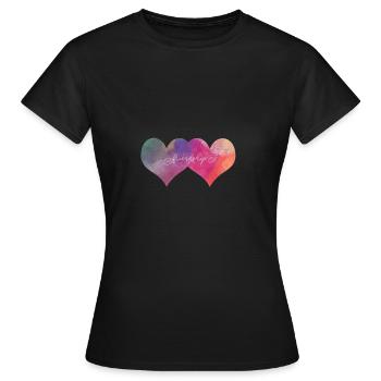 Friendship - Women's T-Shirt - black - Front - AI Model Female 172 dark (172cm)