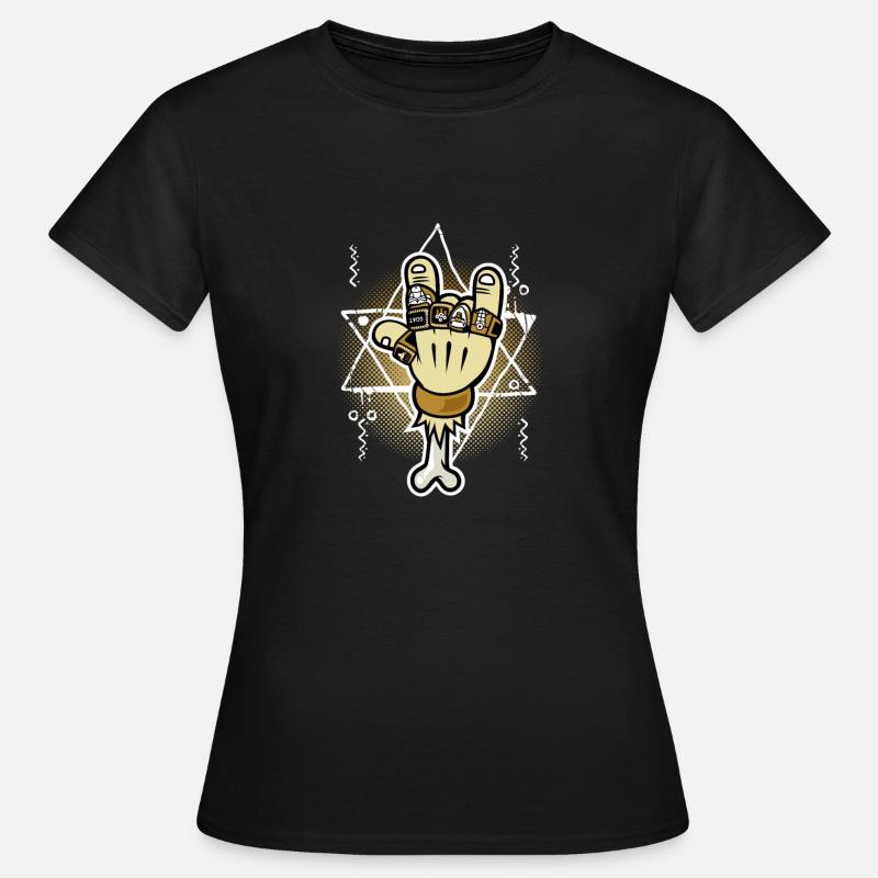 ring hand - Women's T-Shirt - black