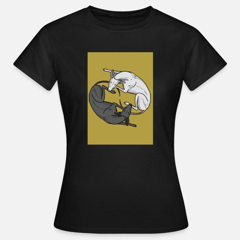 Whippetsis - Women's T-Shirt - black
