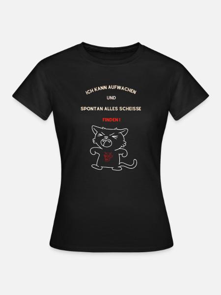 Aufwachen - Frauen T-Shirt - Schwarz