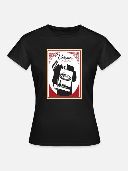 Verona - Frauen T-Shirt - Schwarz