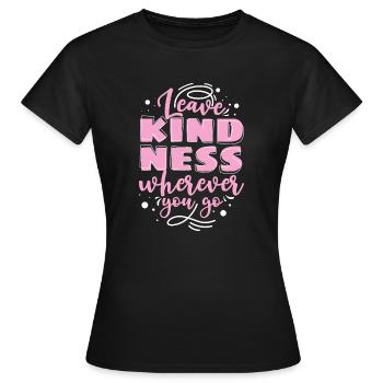 Kindness Statement Role Model Gift - Women's T-Shirt - black - Front - AI Model Female 172 dark (172cm)