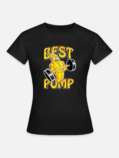 Pompes Meilleur cadeau de pompe - T-shirt Femme - noir