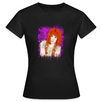 fifth element - Women's T-Shirt - black - Front - AI Model Female 172 dark (172cm)
