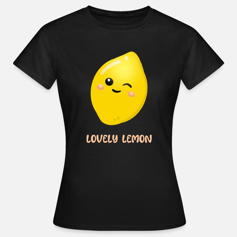 Aimer le citron - T-shirt Femme - noir
