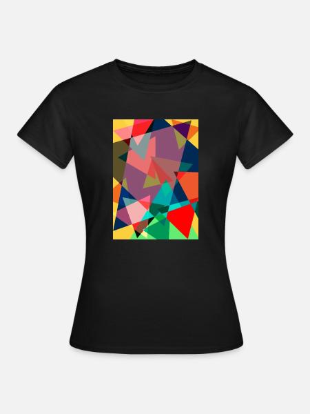Abstract painting. Abstract paint - Women's T-Shirt - black