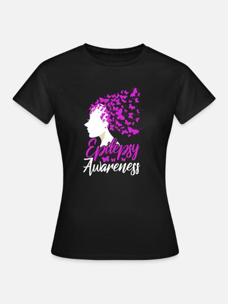 Epilepsy Awareness - Frauen T-Shirt - Schwarz