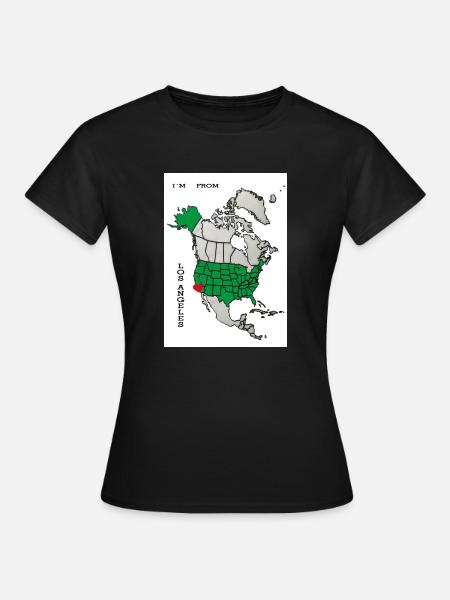 I´m from Los Angeles-Slogan - Frauen T-Shirt - Schwarz