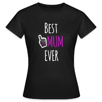 MEILLEURE MAMAN DE TOUS LES TEMPS - T-shirt Femme - noir - Devant - AI Model Female 172 dark (172cm)
