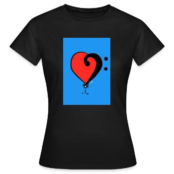 Faible Kuoro - T-shirt Femme - noir - Devant - AI Model Female 172 dark (172cm)
