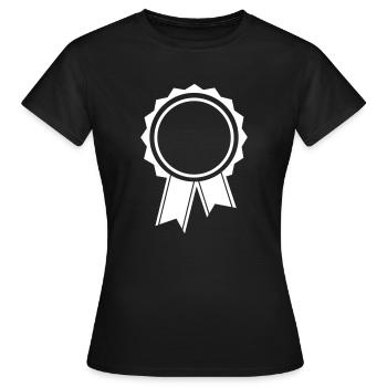 insigne - T-shirt Femme - noir - Devant - AI Model Female 172 dark (172cm)
