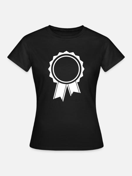 abzeichen - Frauen T-Shirt - Schwarz