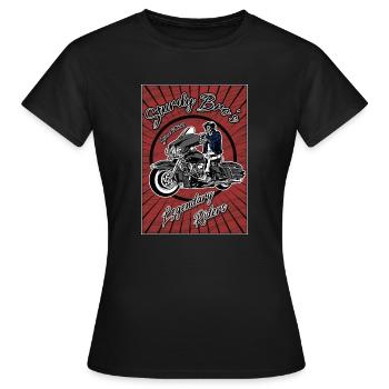 Sturdy Bro's - Legendary - Frauen T-Shirt - Schwarz - Vorne - AI Model Female 172 dark (172cm)
