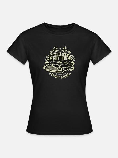 Rockabilly Hot Rod - Women's T-Shirt - black