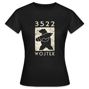 Hans Wojtek 3522 - T-shirt Femme - noir - Devant - AI Model Female 172 dark (172cm)