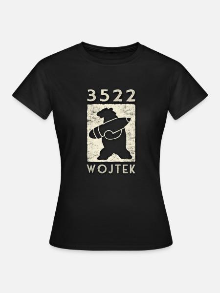 Teddybär Wojtek 3522 - Frauen T-Shirt - Schwarz