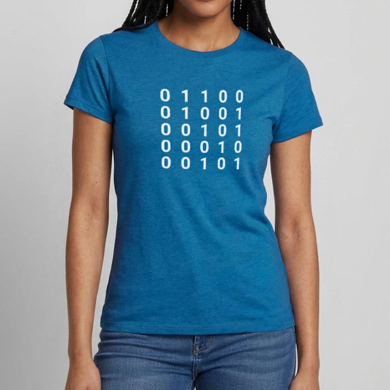 Liebe Binärcode Programmierer Informatik Geschenk Frauen T-Shirt