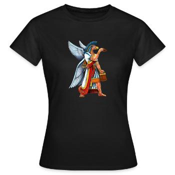 Ancient Anunnaki God - Women's T-Shirt - black - Front - AI Model Female 172 dark (172cm)