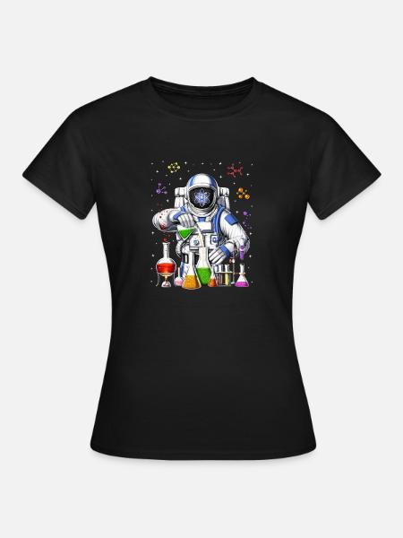 Astronaut Chemistry OFFICIAL - Women's T-Shirt - black