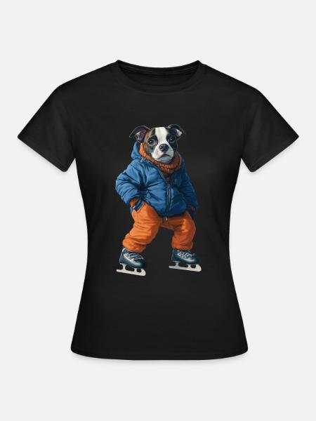 Hund - Frauen T-Shirt - Schwarz
