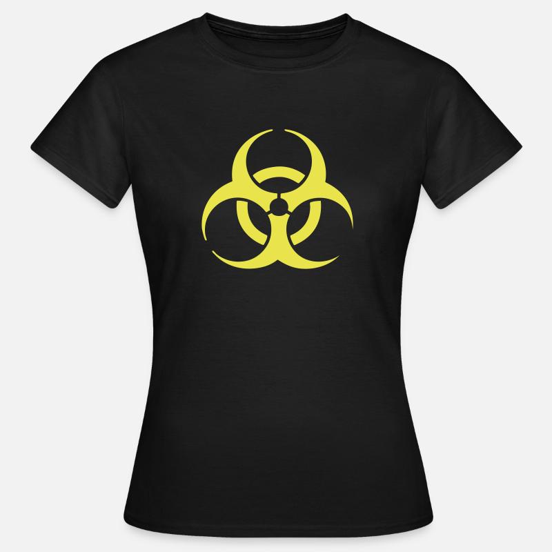 hardstyle biohazard Pullover - T-shirt Femme - noir
