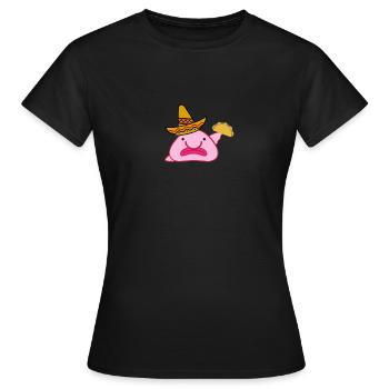 mexicain - T-shirt Femme - noir - Devant - AI Model Female 172 dark (172cm)