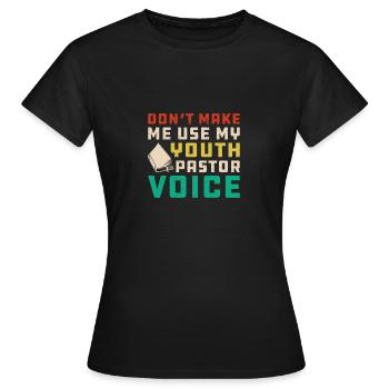 Pasteur - T-shirt Femme - noir - Devant - AI Model Female 172 dark (172cm)