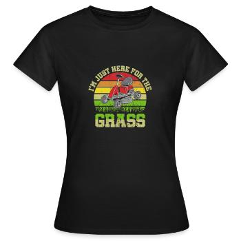 Tondeuses à gazon - T-shirt Femme - noir - Devant - AI Model Female 172 dark (172cm)
