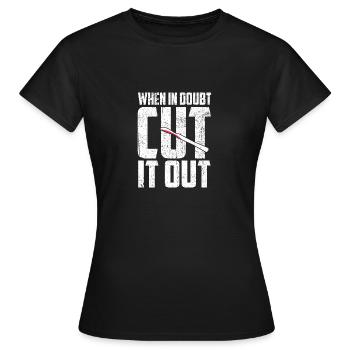 Chirurgien - T-shirt Femme - noir - Devant - AI Model Female 172 dark (172cm)