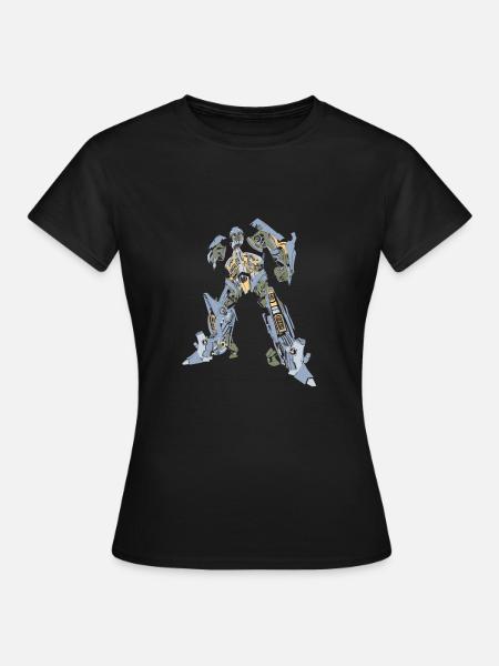 Roboter - Frauen T-Shirt - Schwarz