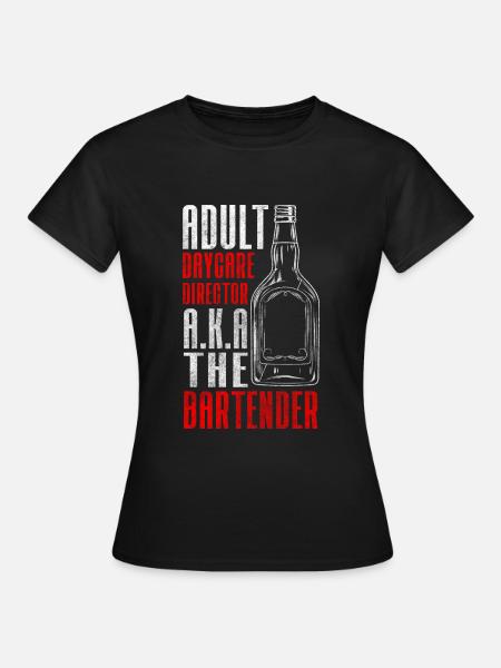 Barkeeper Club - Frauen T-Shirt - Schwarz
