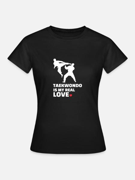 Ich Liebe Taekwondo - Frauen T-Shirt - Schwarz