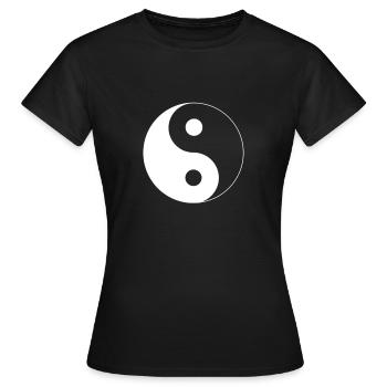 Ying Yang - Women's T-Shirt - black - Front - AI Model Female 172 dark (172cm)