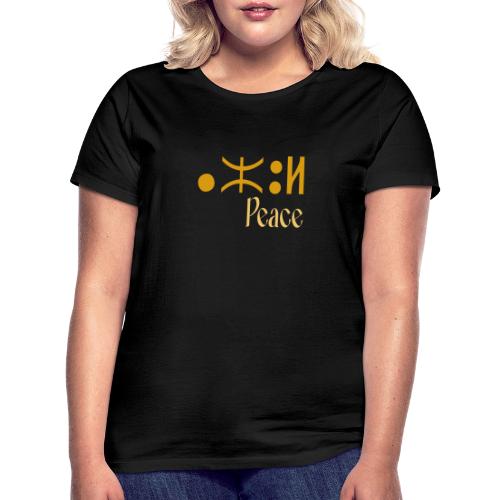 T-shirt Tifinagh Peace langue bérbère - T-shirt Femme