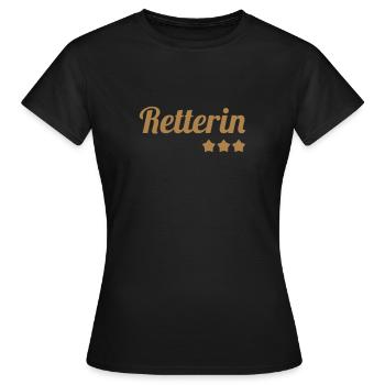 Secourisme / Secouriste / Secours / Secourir - T-shirt Femme - noir - Devant - AI Model Female 172 dark (172cm)