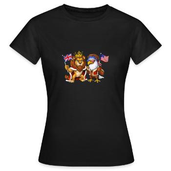 Biritish American Heritage - Women's T-Shirt - black - Front - AI Model Female 172 dark (172cm)