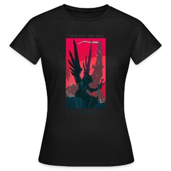 Abattu - T-shirt Femme - noir - Devant - AI Model Female 172 dark (172cm)