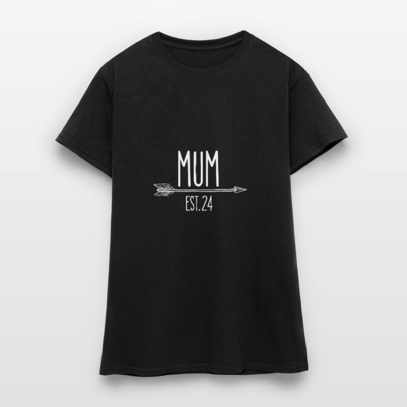 Werdende Mama Geschenk werdende Mutter 2024 Frauen T-Shirt